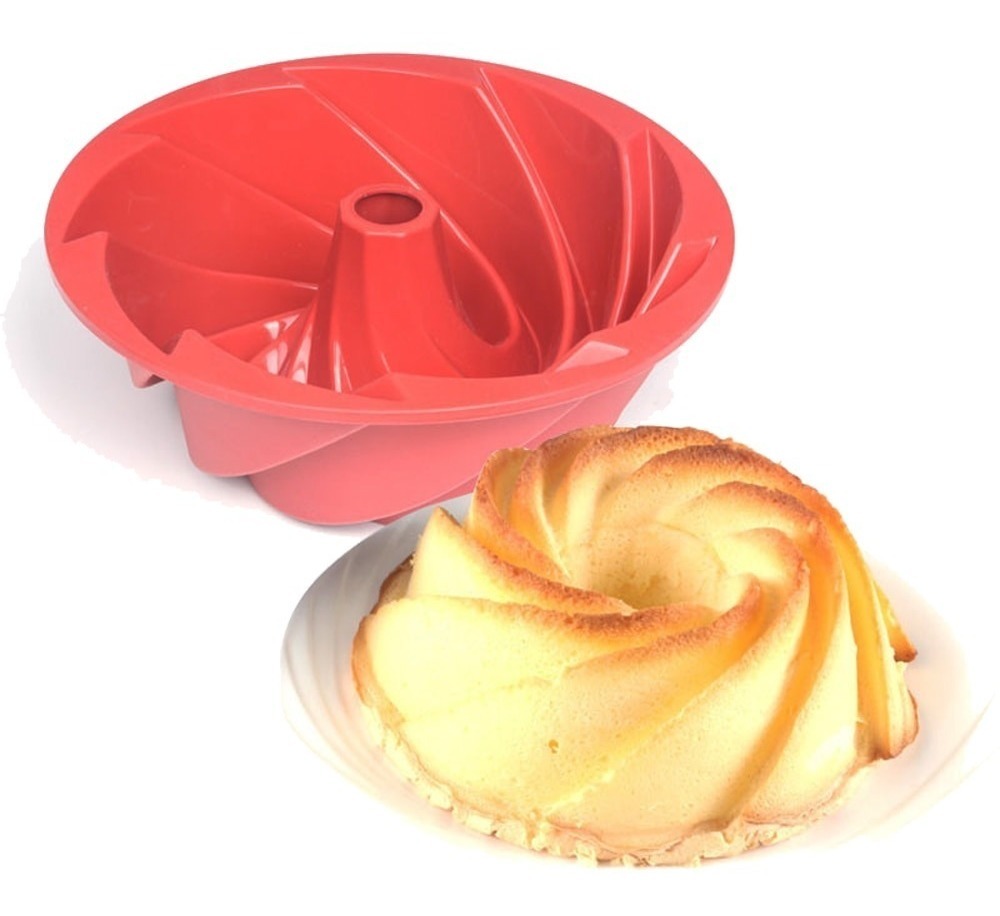 Forma Silicone Grande P Bolo Pudim Mousse Gelatina Geleia R 34