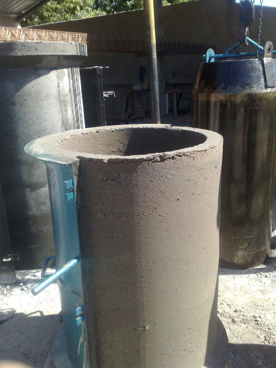 Forma para tubo de concreto