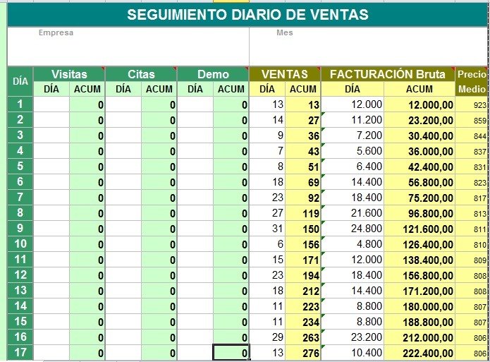 formato de entrega de mercancia en excel