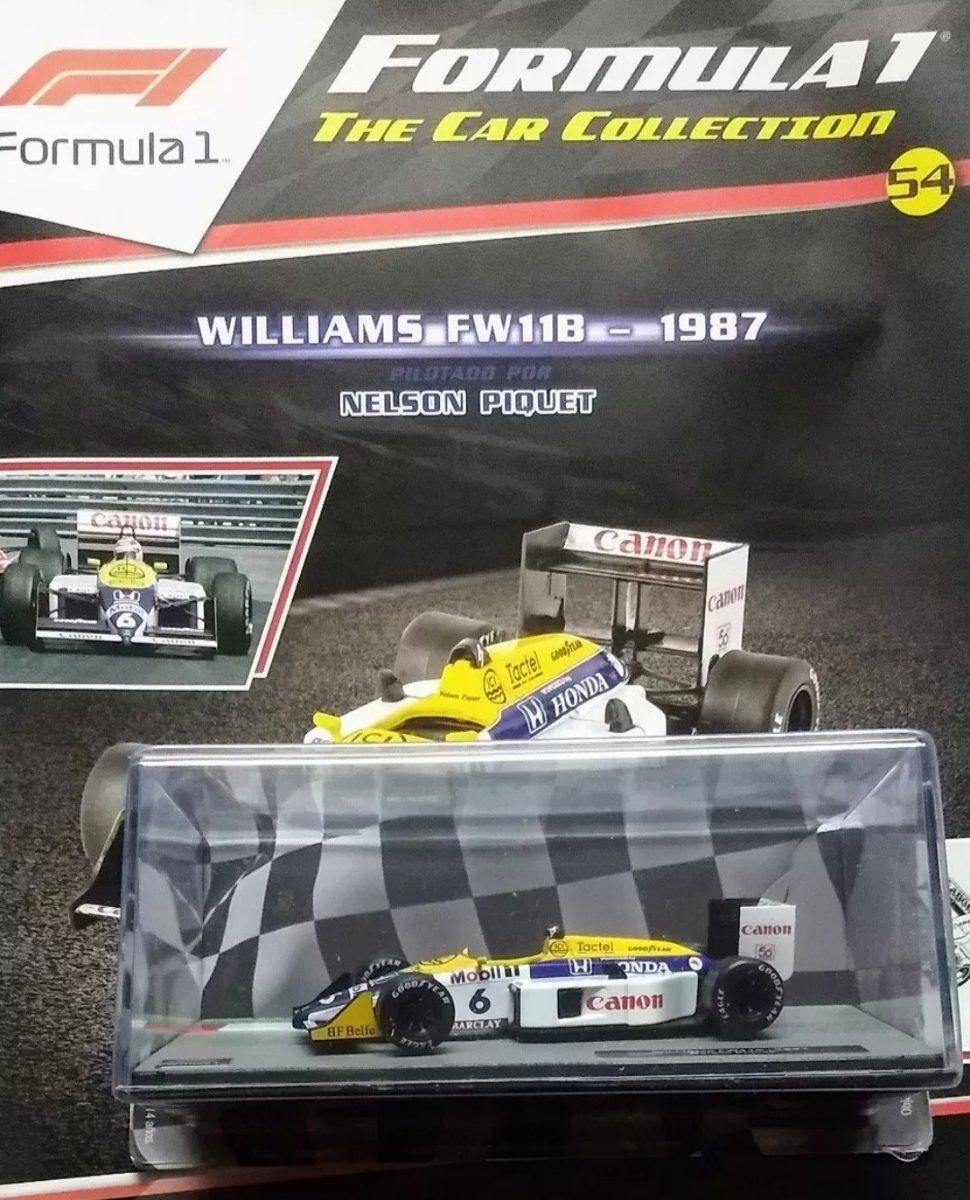 Formula 1 Nº 54 Nelson Piquet Williams Fw11b 1987 Salvat 999 99 En Mercado Libre