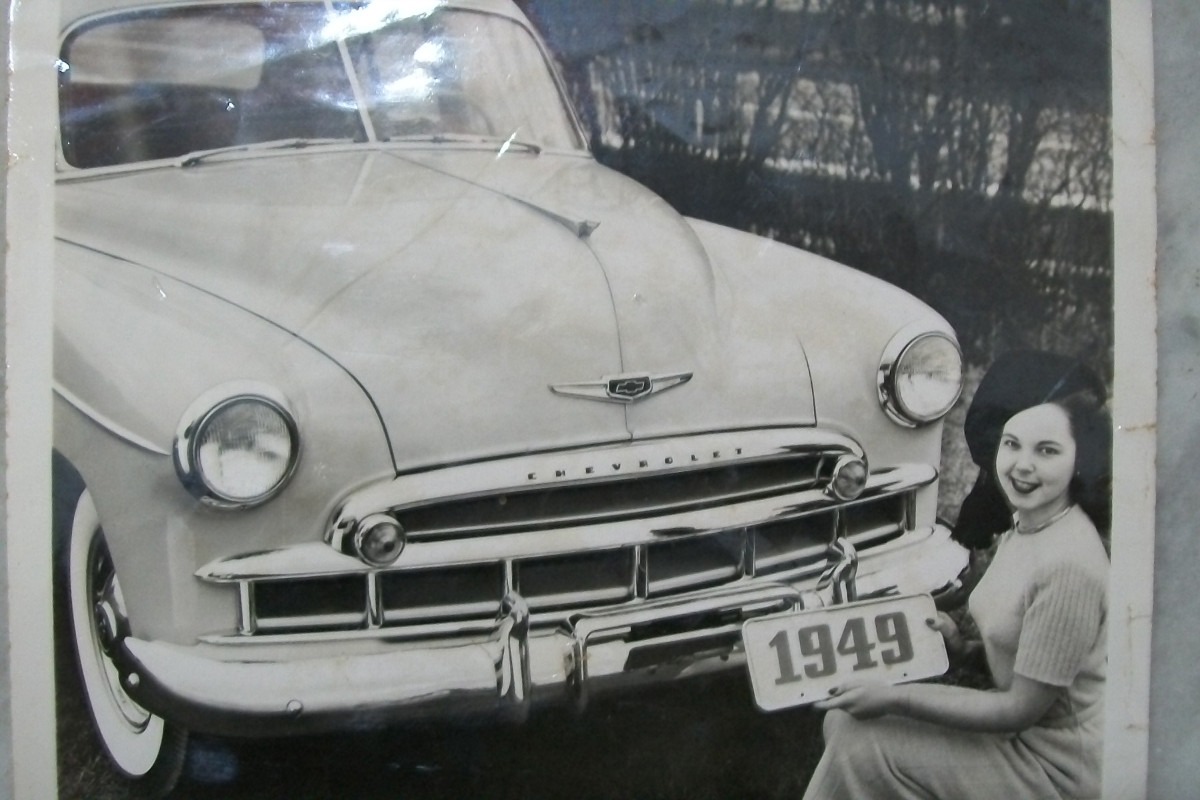 Foto Antiga De Carro Chevrolet - Assinada - R$ 20,00 em 