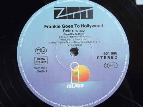 Frankie Goes To Hollywood Relax Sex Mix Germany 50000 En 