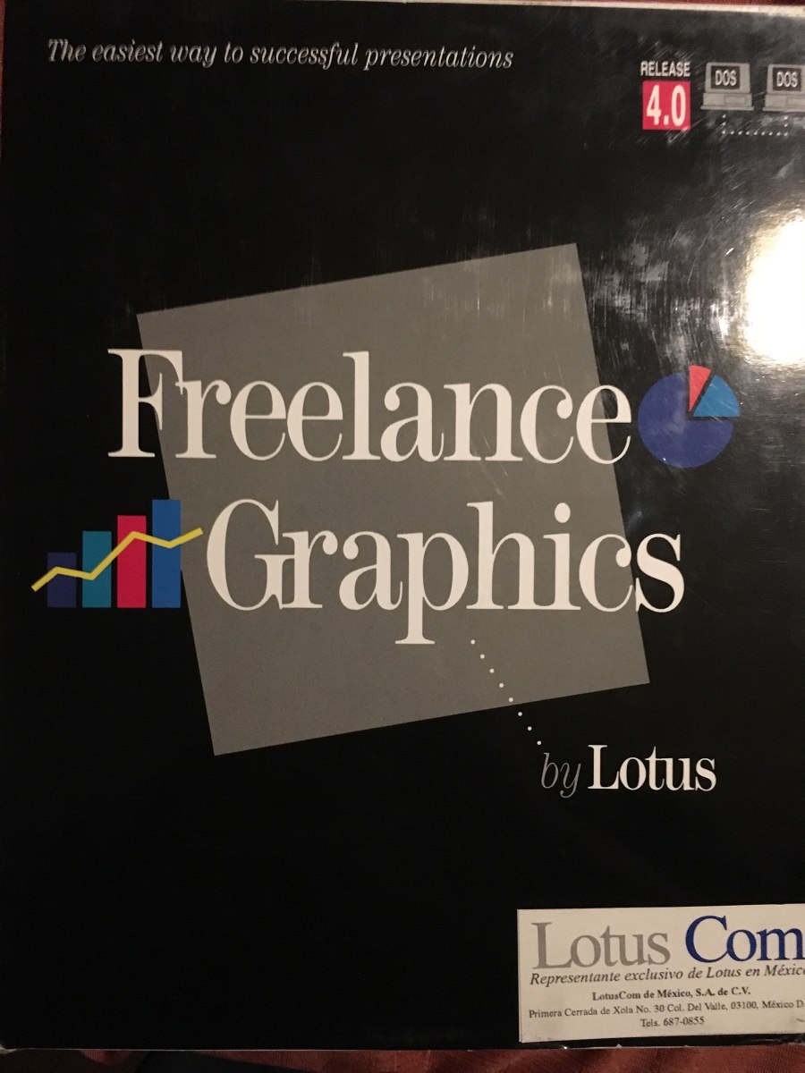 freelance graphics by lotus 4 0 para ms dos u s 249 00 en mercado freelance graphics