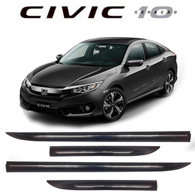 Honda Civic G 10 2017 Acessórios De Carros No Mercado Livre Brasil Friso Lateral Novo Civic G10 Cinza Barium 2017 2018 2019