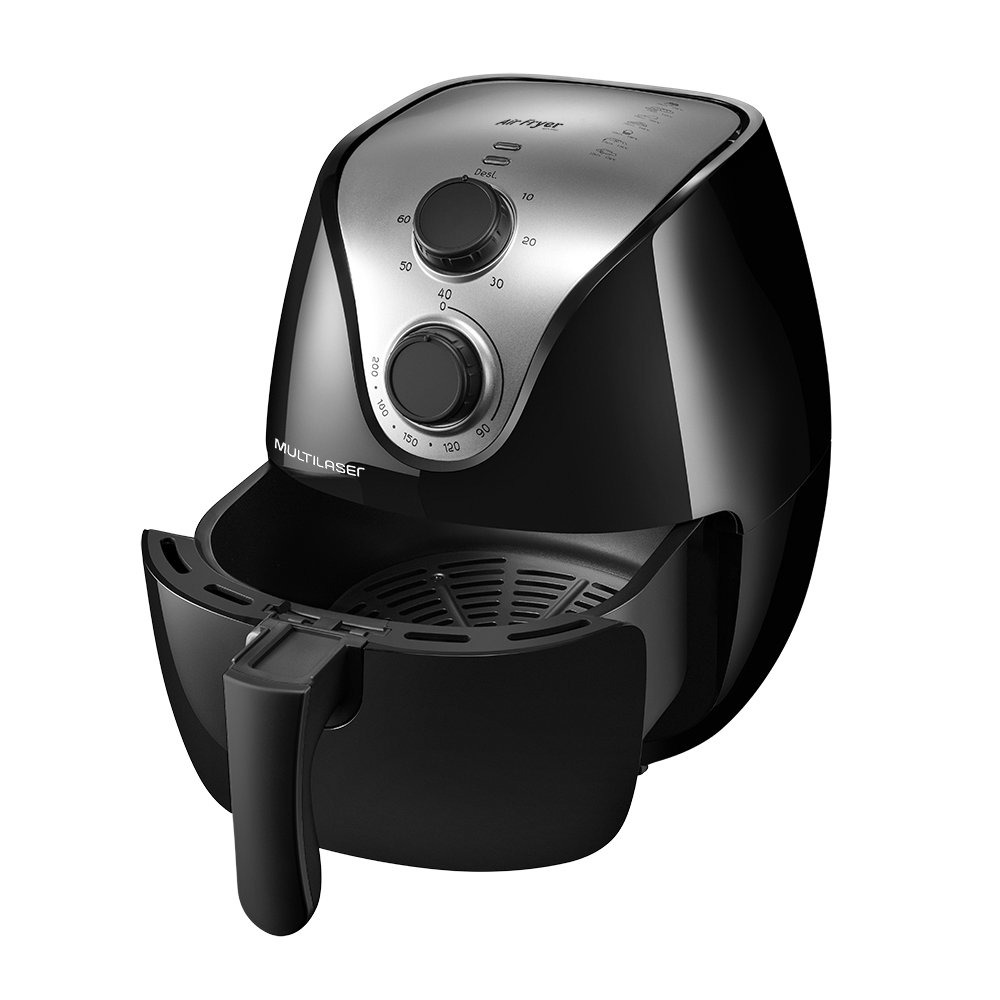 Air Fryer Multilaser é Boa Fritadeira Sem Óleo Multilaser Air Fryer 4 L Preto - R$ 299,63 em