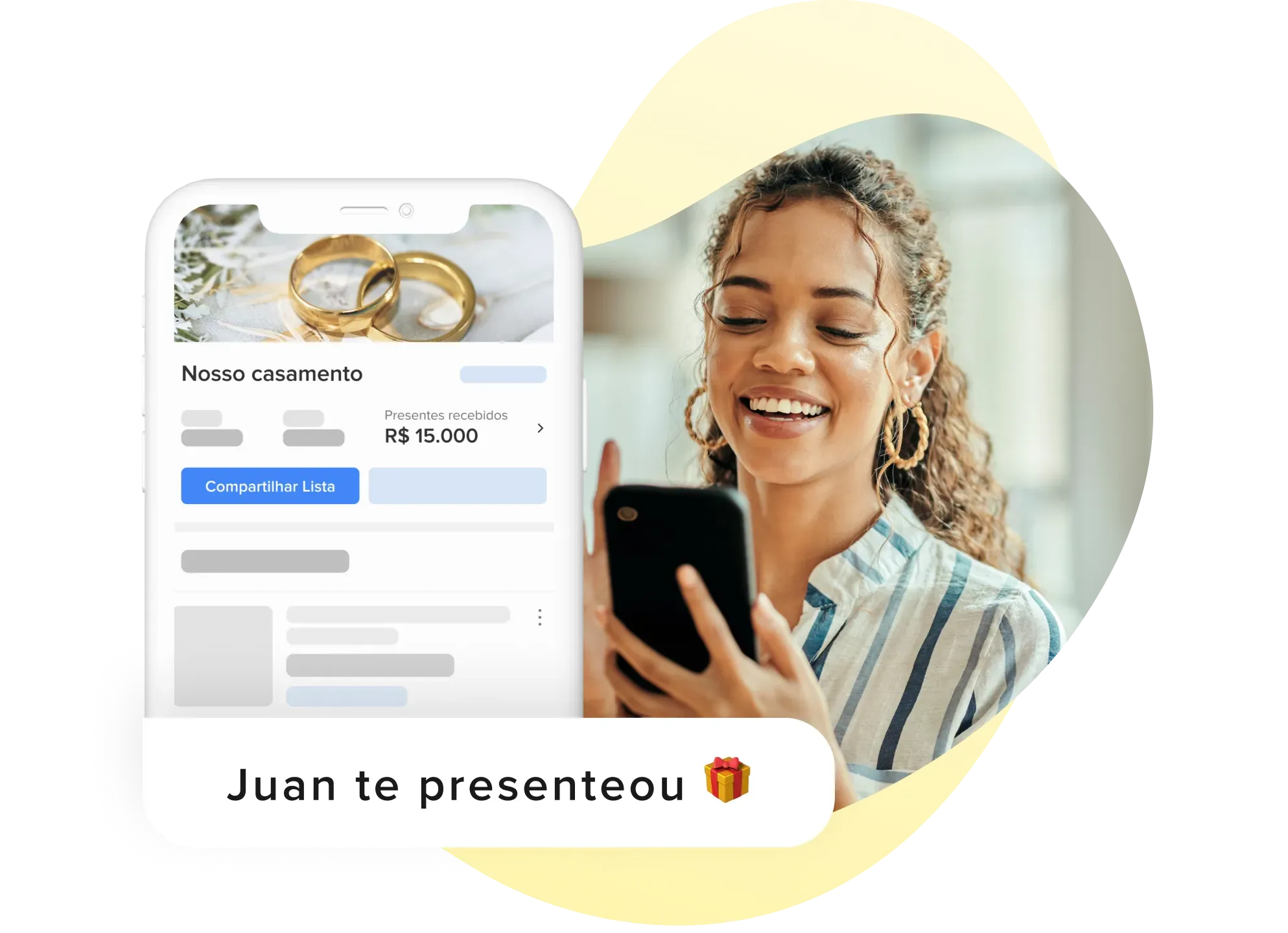 Crie listas de casamento e outras ocasiões especiais