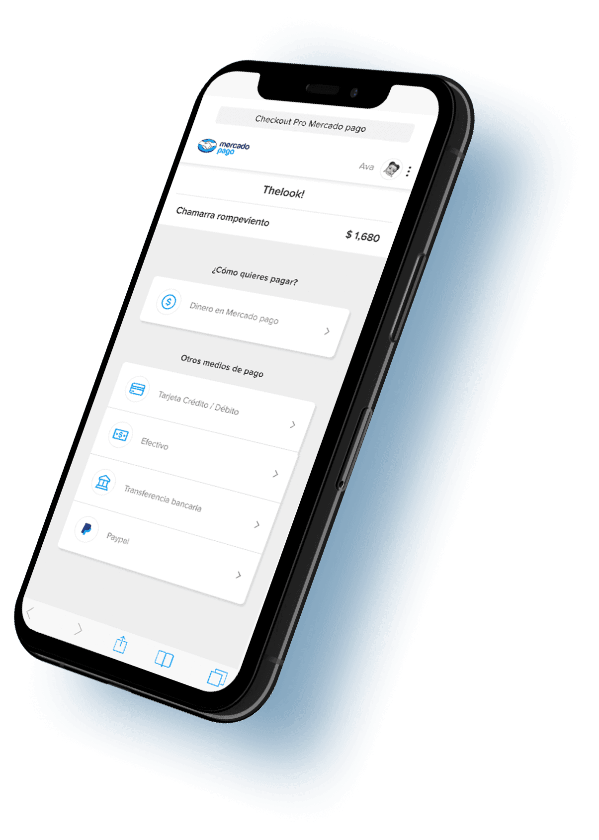 Celular Checkout Pro