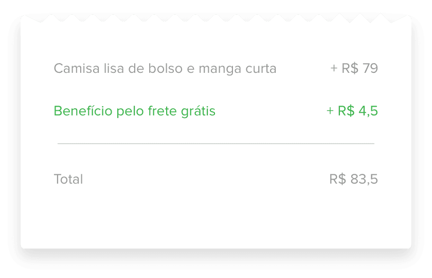 Cobrimos até 50% do custo dos seus fretes grátis