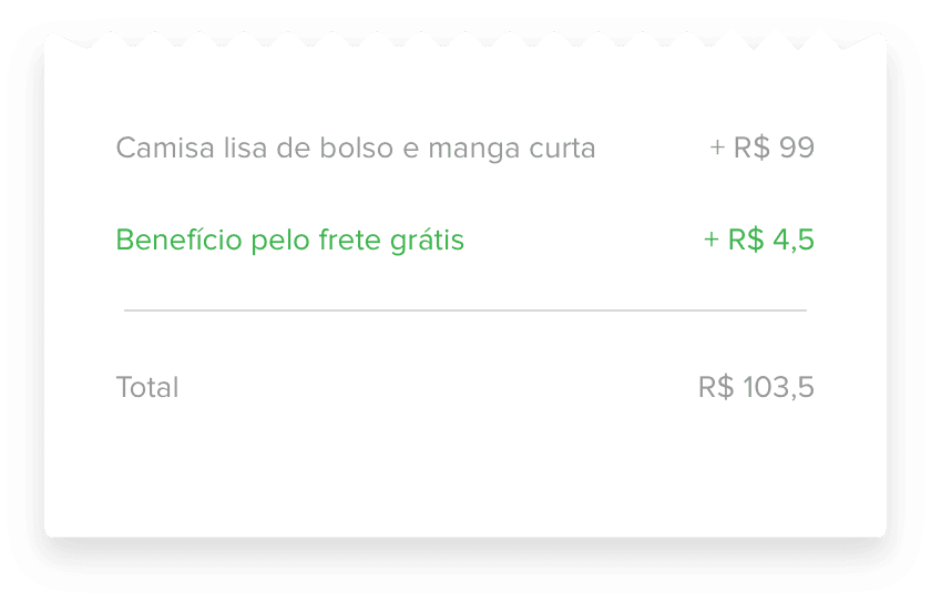 Cobrimos até 50% do custo dos seus fretes grátis