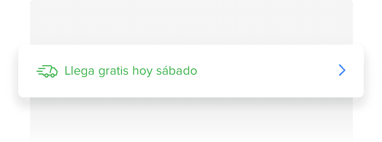 Ofrece el envío más rápido del sitio, incluso los fines de semana