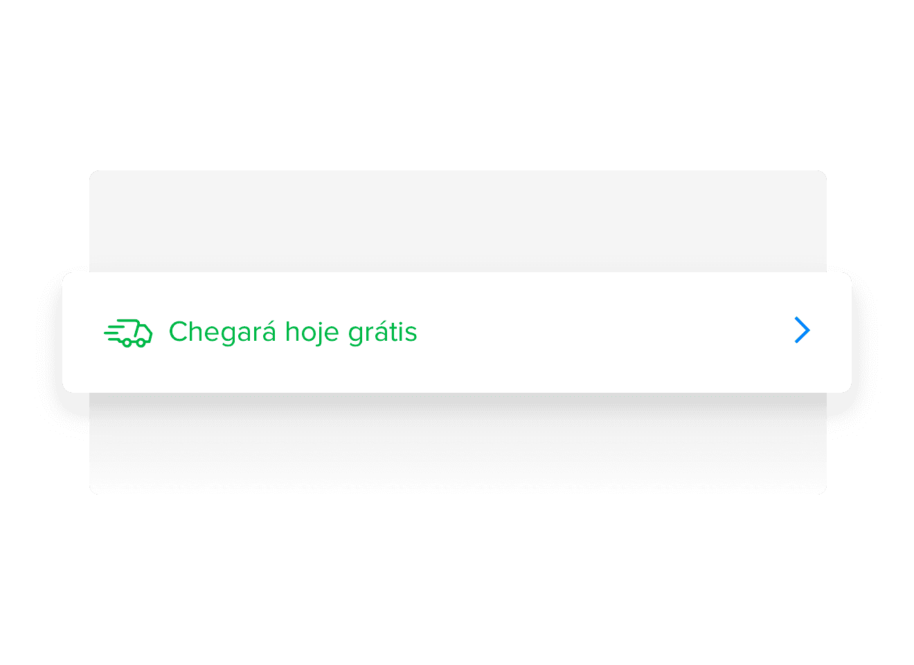 Mostramos os seus envios rápidos no calculador de frete