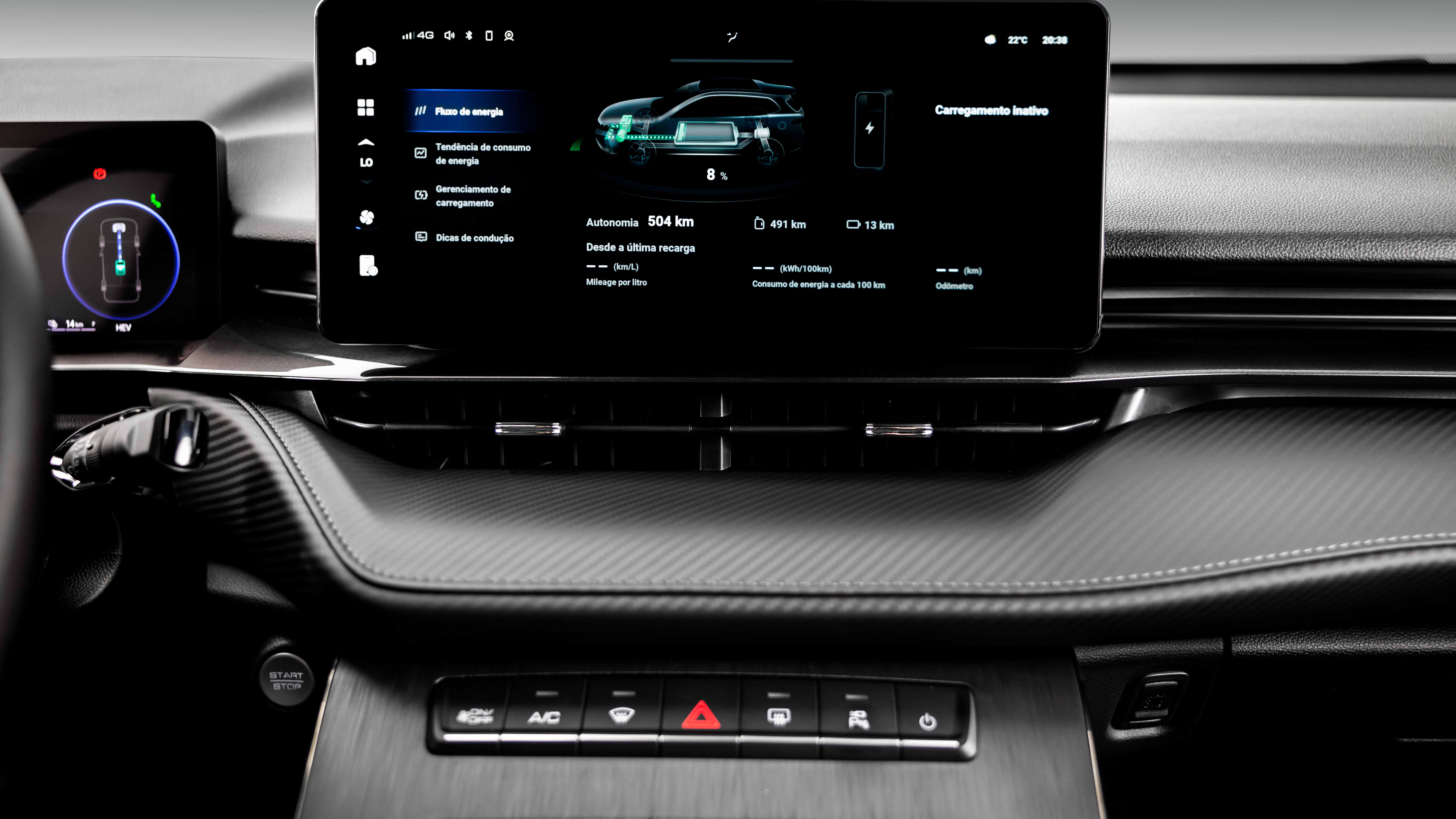 Imagem interior do Haval h6 GT