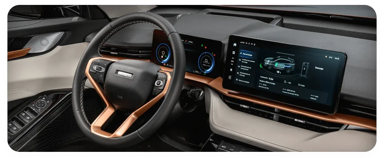 Imagem interior do Haval PHEV19 2025