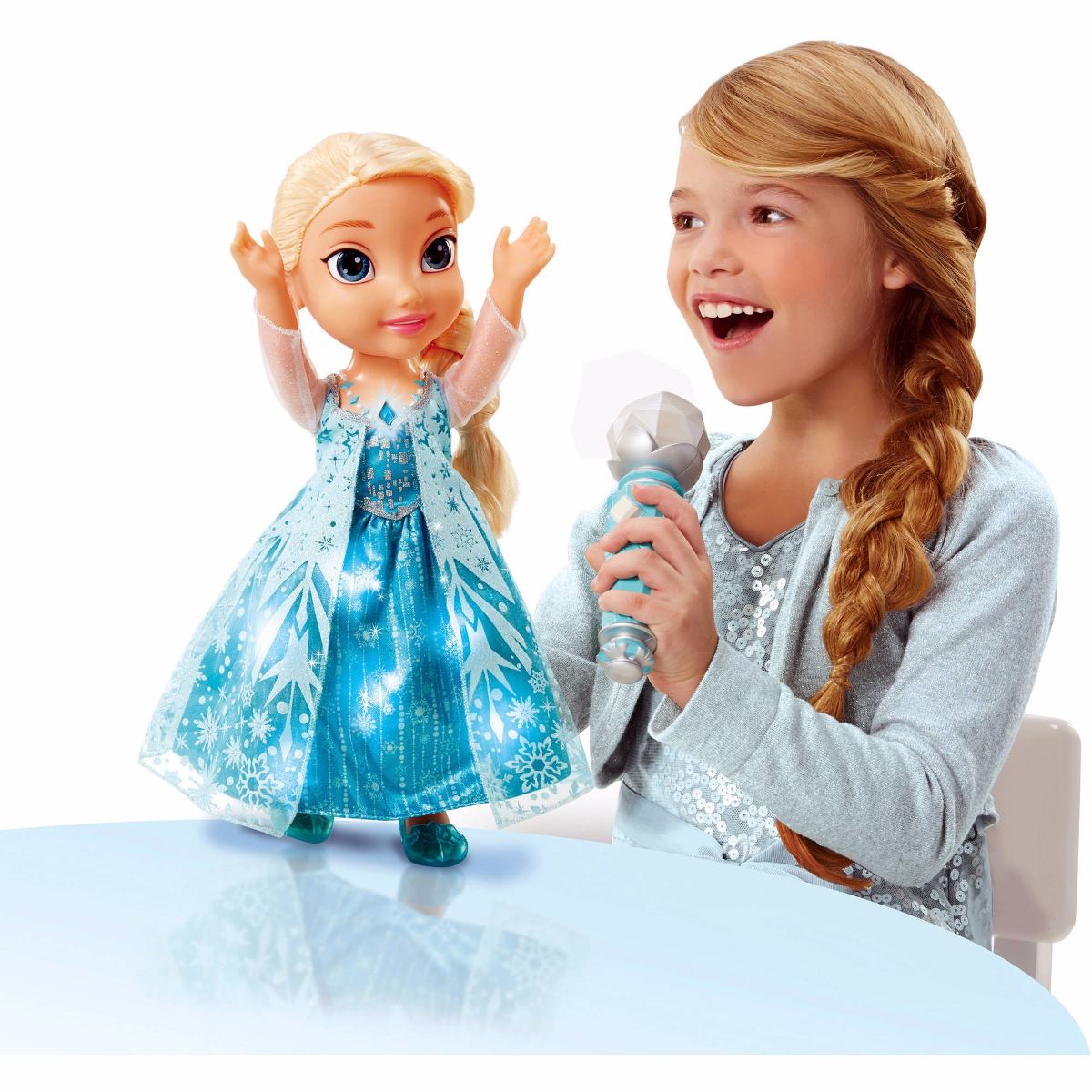 Frozen Anna Y Elsa Vestido Magico Luz Y Sonido 184900 En Mercado 