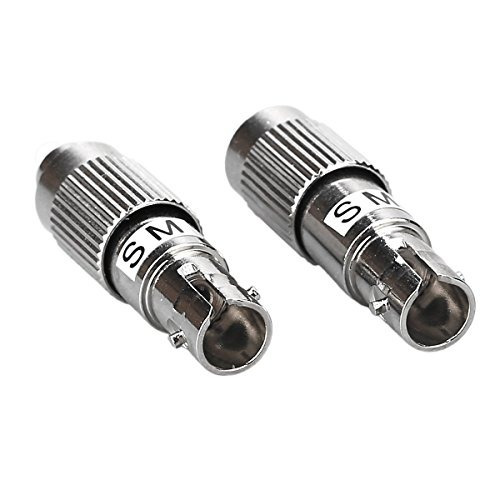 FTTH Optical Equipment Tool FC Male to ST Female Hybrid Flange Singlemode 9//125 SM Optical Fiber Adapter Connector for Digital Communication