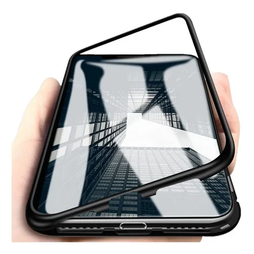 Funda Case Magnetica Iman + Ct iPhone 6 7 8 Plus X Xs Max Xr Cristal Solo Parte Trasera