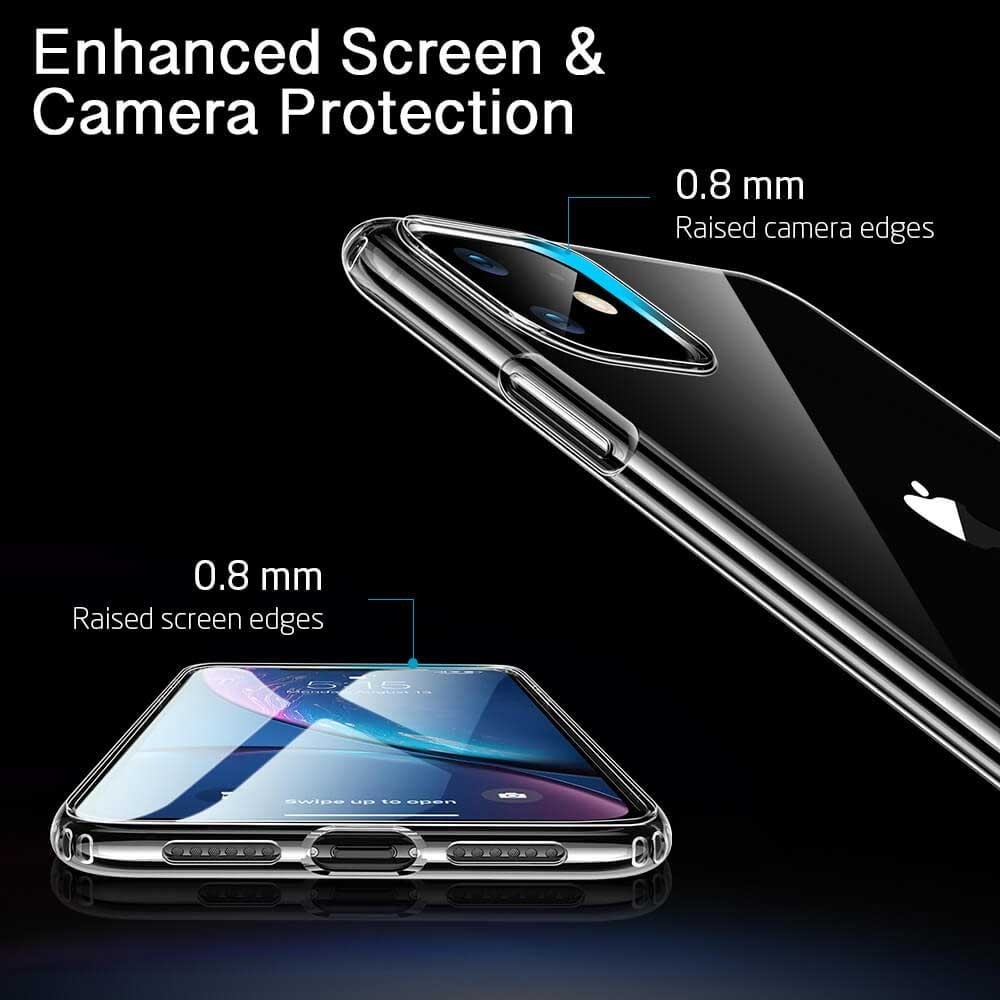 ESR Funda Transparente Serie Essential Zero para iPhone 11 Suave ESR Funda Transparente Serie Essential Zero para iPhone 11 Suave