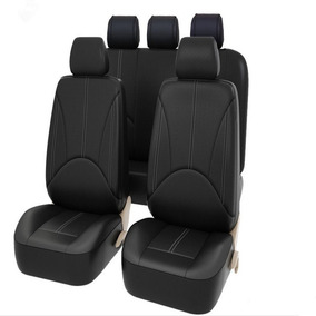 Ford Fiesta-Lujo Piel de piel sintética de oveja cubiertas de asiento de Coche-Delantero Par