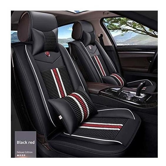 Set Completo Cubiertas de Asiento de Coche Apto Opel Meriva-Gris Carbón
