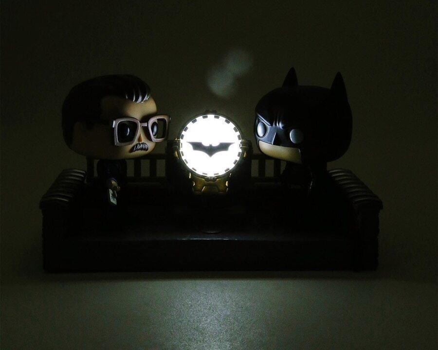 batman and commissioner gordon funko pop