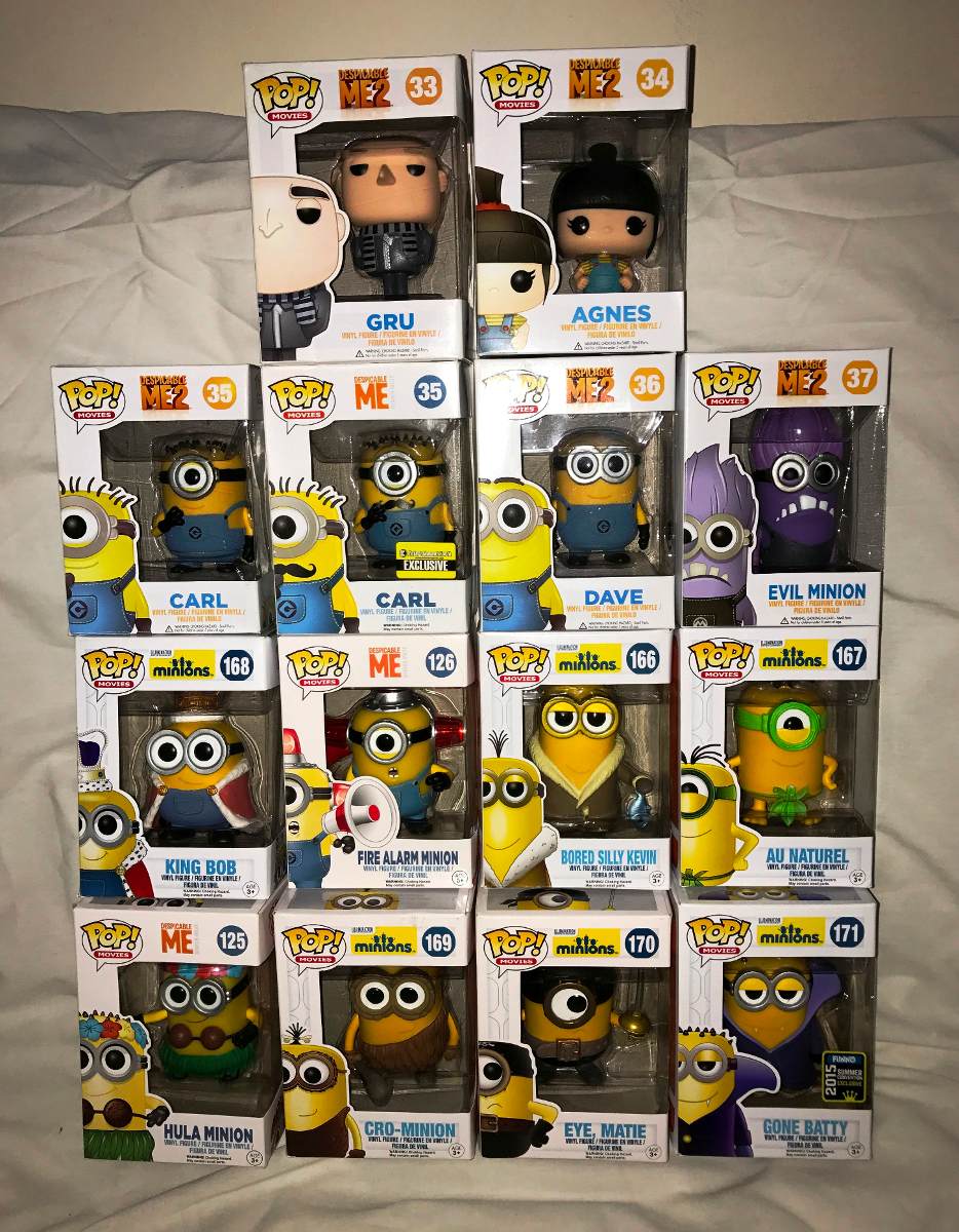 Funko Pop Agnes Gru Colección Completa Despicable Me Minions 10 500