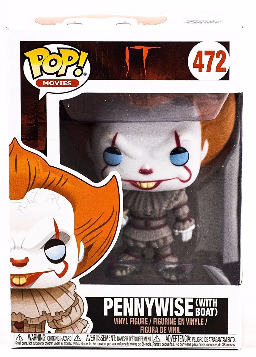 FIGURA FUNKO POP PENNYWISE BARCO PAYASO IT TERROR 472