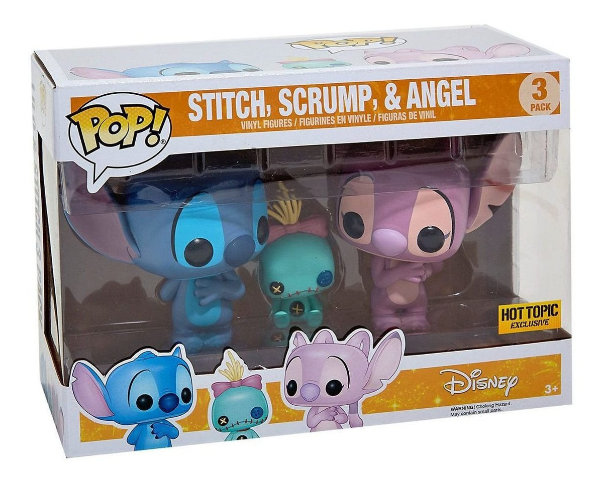 Funko Pop Stitch Y Angel Funko Pop Disney Stitch Scrump Angel Hot Topic Exclusive - R$ 299,90 em