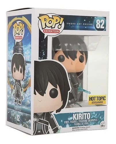 Funko Pop Kirito Sword Art Online Animation Vinyl Exclusivo
