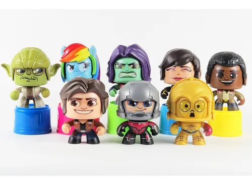 muñecos cabezones marvel