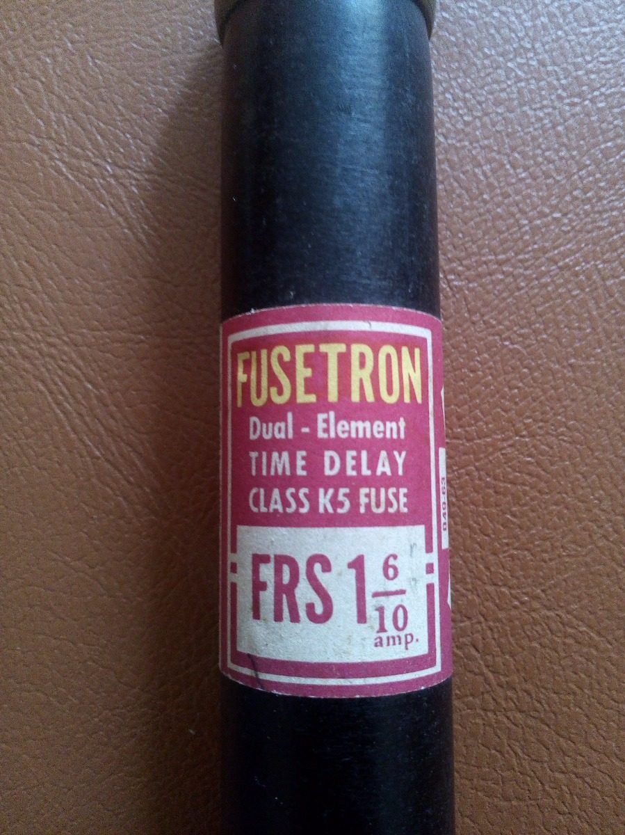 Fusible Fusetron Dual Element Timer Delay Frs 1 6 10 A Mp