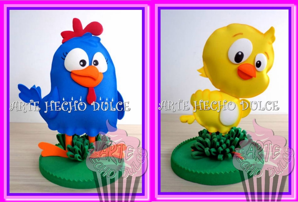 Centro De Mesa La Gallina Pintadita - Es.Pinterest