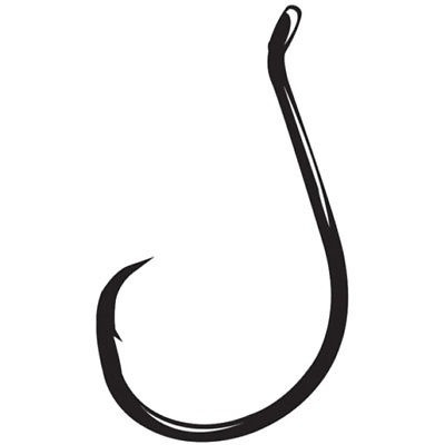 Gamakatsu 208408 Octopus Circle Fishing Hook NS Black Size 4 Pack of 10