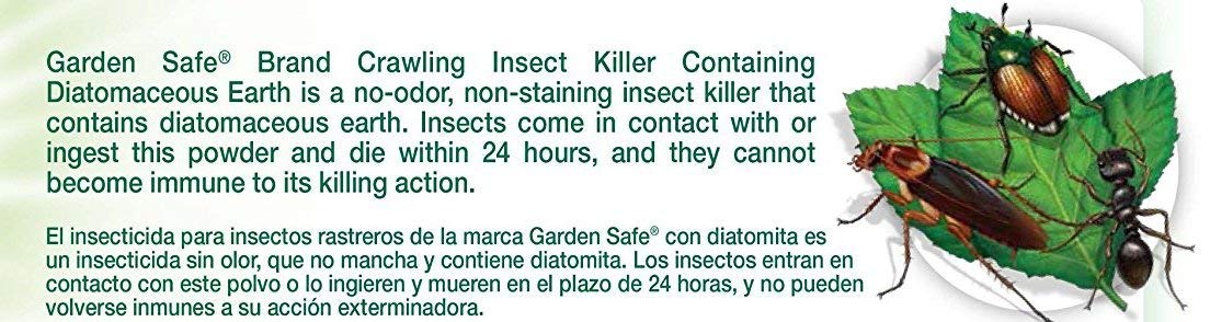 Garden Safe Crawling Insect Killer Con Diatomaceous Earth