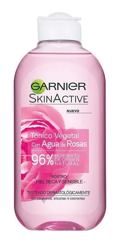 Garnier Tonico Vegetal Con Agua De Rosas 200ml Silk Perfumes