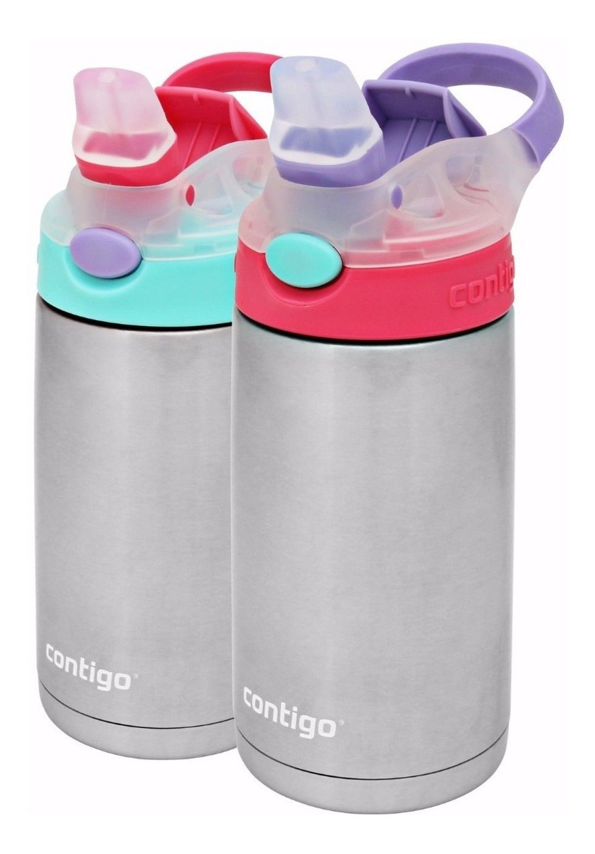 Garrafa Térmica Infantil Que Não Vaza Garrafa Térmica Infantil Inox Autospot Contigo Bpa Free - R$ 124,00 em