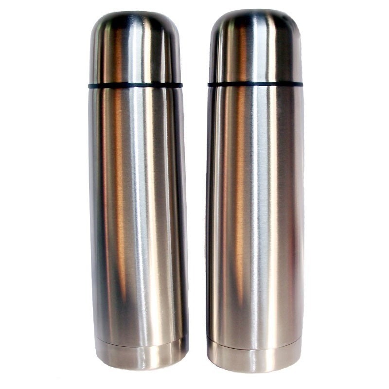 Garrafa Termica Nova Como Usar Garrafa Térmica Inox Quente E Frio Tampa C/ Copo 1 Litro - R$ 36,90 em