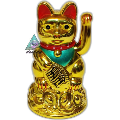 Gato Maneki Neko Con Movimiento De Mano - Gato De La Gato Maneki Neko Con Movimiento De Mano - Gato De La
