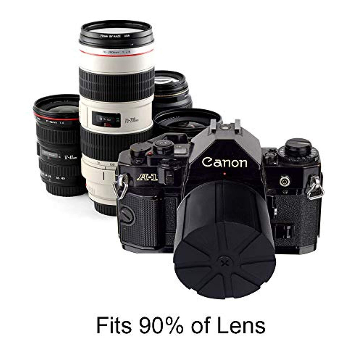 Universal Silicone Cover Lens Cap Protector for Canon Nikon DSLR Camera Lenses