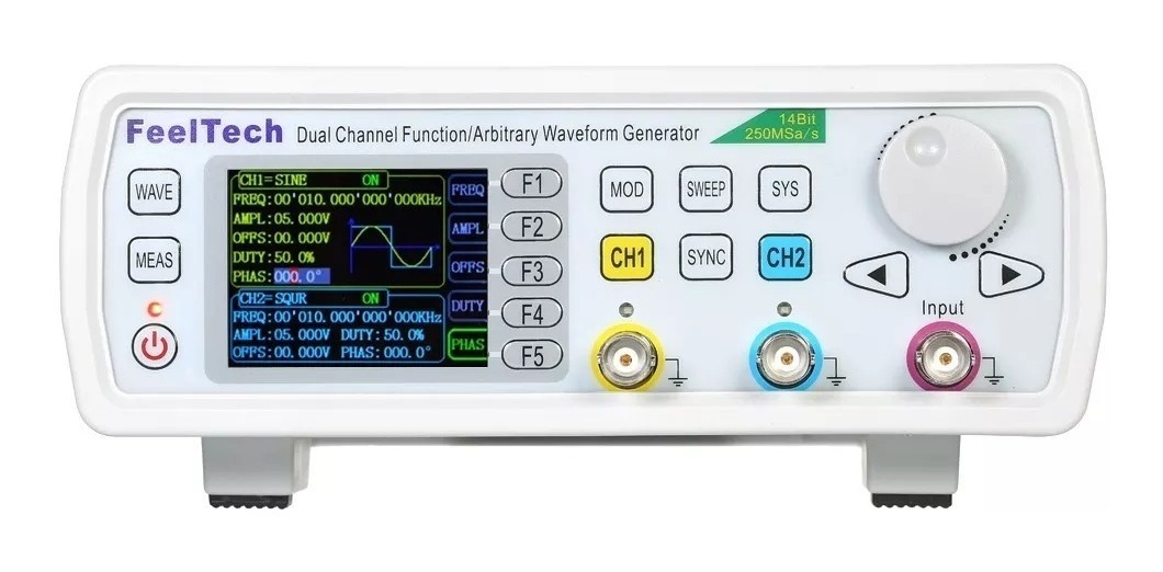 FY6600 50//60MHz FeelTech DDS Dual Channel Function Arbitrary Waveform Generator