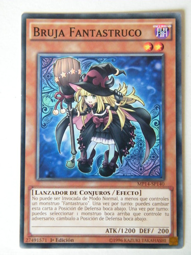 Ghostrick Witch Carta Yu Gi Oh - $ 30.00 en Mercado Libre