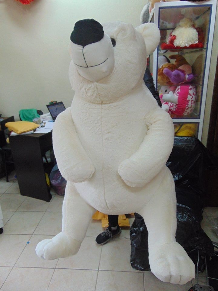 oso polar peluche gigante