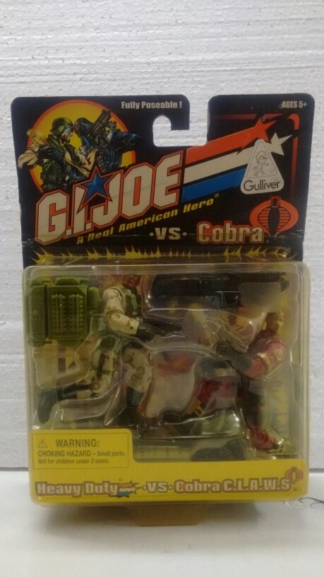 GI Joe Heavy Duty vs Cobra Claws
