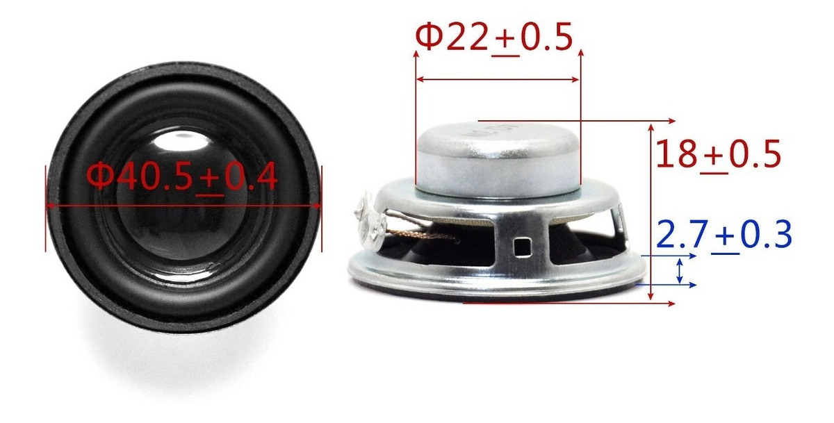 Gikfun 1.5/" 4Ohm 3W Full Range Audio Speaker Stereo Woofer Loudspeaker for Ar...