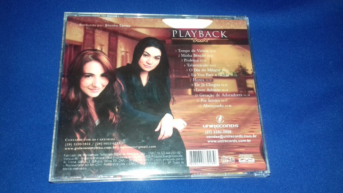 gislaine e mylena cd honra