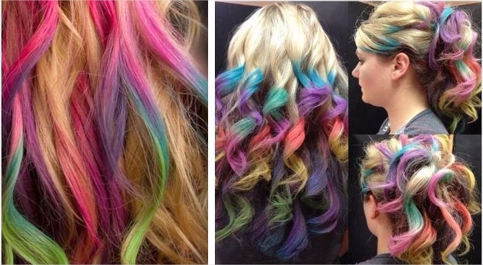 Resultado de imagem para cabelo colorido