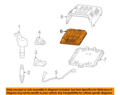 2013 2014 Chevrolet Captiva Equinox Impala Engine Computer ECU ECM OEM 12653998
