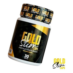 Goldslim Caps 30 Capsulas Inibidor De Apetite Gold Slim