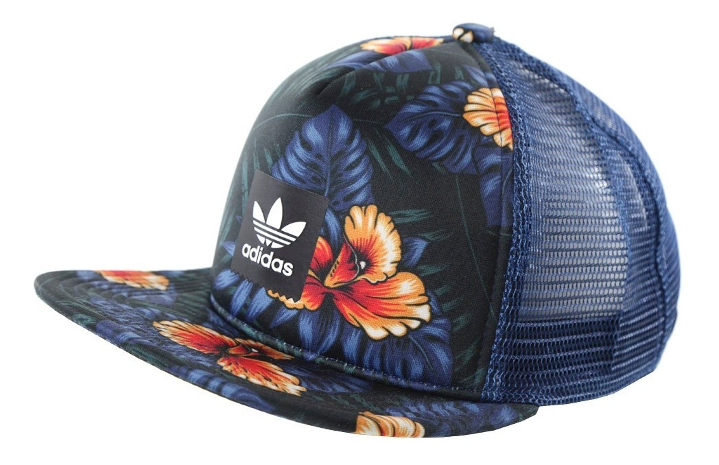 adidas floral trucker