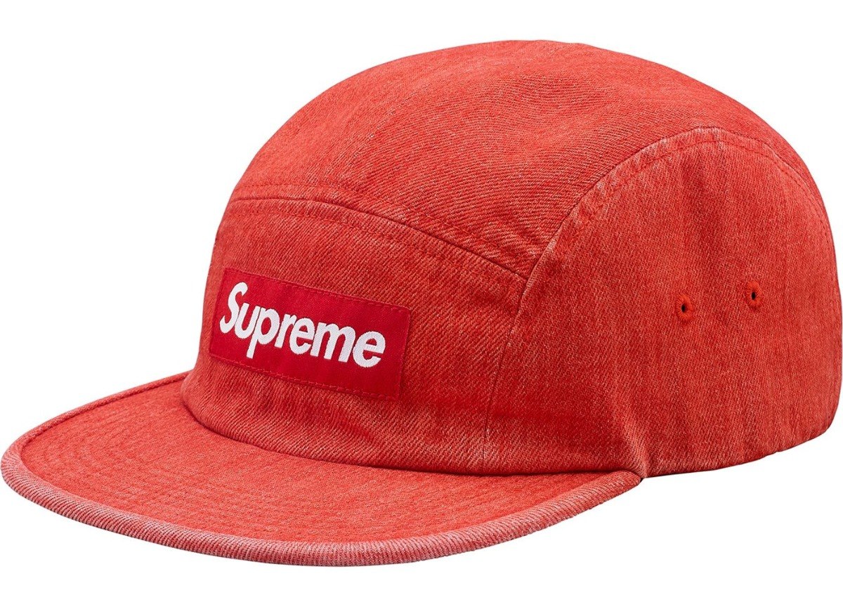 Gorra Supreme Denim Camp Cap Red Ss18 Strapback Snapback - $ 1,980.00