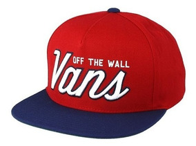 vans snapback mujer rojas